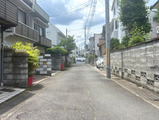 【前面道路含む現地写真】 | 右京区太秦棚森町　建築条件なし