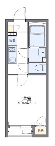 レオネクストショコラ国立の間取り
