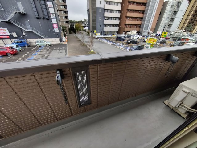 クレールハイムのバルコニー