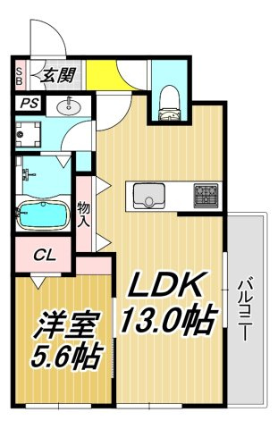 ベルフィオーレの間取り