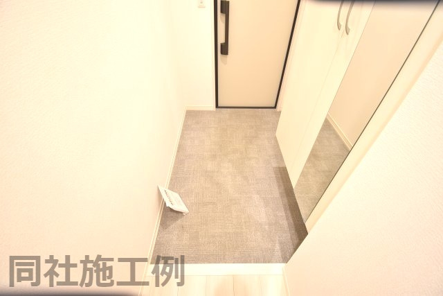 アリビオ南武庫之荘の玄関