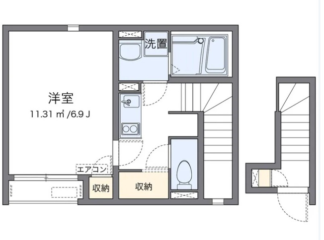 【間取り】 | クレイノお花茶屋
