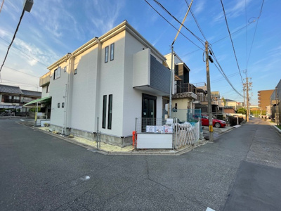 【前面道路含む現地写真】 | MIRASUMO中川区十番町136①全1棟【仲介手数料無料　玉川小学校　昭和橋中学校】