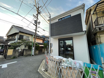 【前面道路含む現地写真】 | MIRASUMO中川区十番町136①全1棟【仲介手数料無料　玉川小学校　昭和橋中学校】