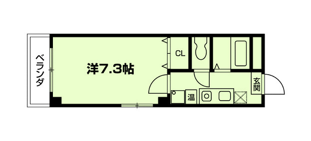 ぽえむ西陣館の間取り|代表的な間取りです。