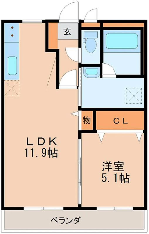 Profit（プロフィット）村田【キャッシュバック対象】の間取り
