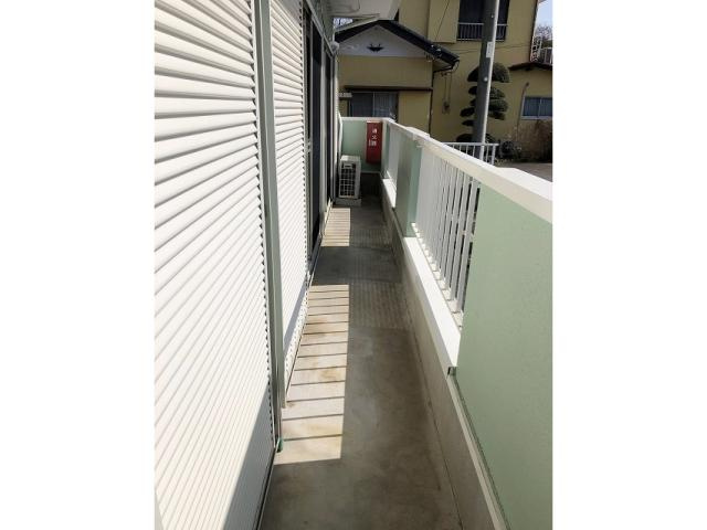 リバーサイドハウスのバルコニー