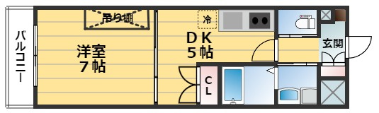 レジディア京都壬生（旧Ricchezza西村）の間取り