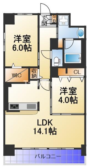 【間取り】 | フォーリアライズ京橋