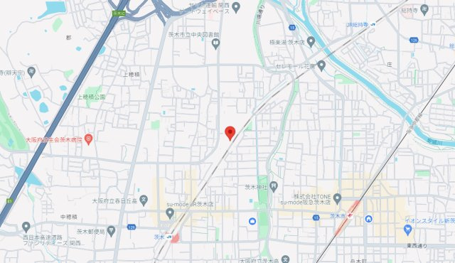 春日3丁目テラスハウスの地図
