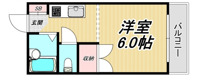 奥ハイツⅡの間取り