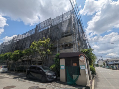 【外観】 | 古市南コーポ２号棟 | 各室6帖以上でゆとりの空間。2024年5月にリフォーム完済みです。今福鶴見、新森古市、関目の3駅利用可能でアクセスも良好。日常のお買い物も楽々、関西スーパーや業務スーパーまで徒歩圏内！