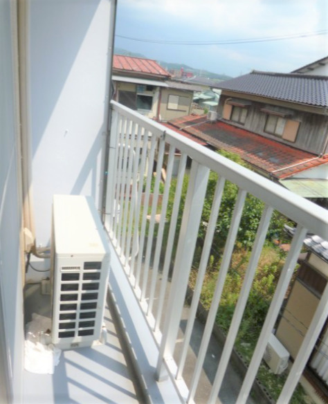 コーポ近藤のバルコニー|陽当たり良好なバルコニーです