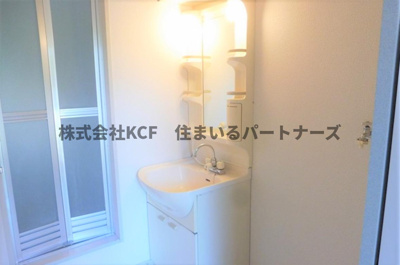 【洗面所】 | グリーンパーク徳間D | 使いやすい洗面所です