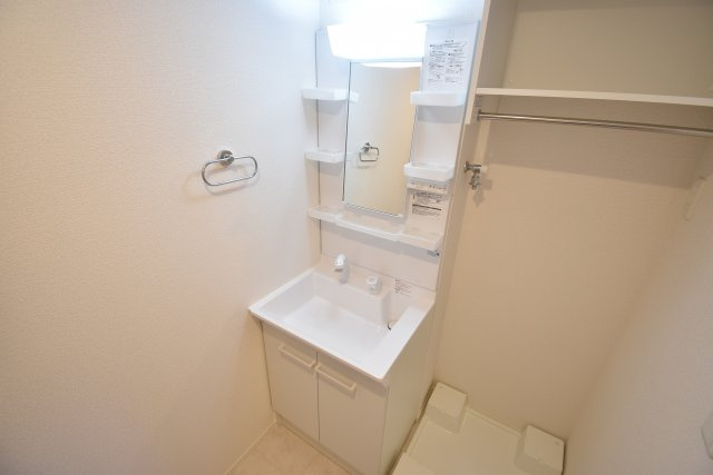 D-room西難波町の洗面所