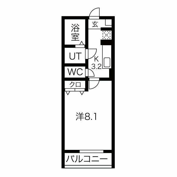 ソワサントセーズ下ノ橋の間取り