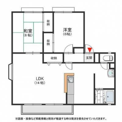 サンビレッジ小山 Bの間取り