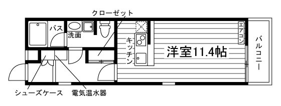 ボヌール御所西の間取り|代表的な間取です