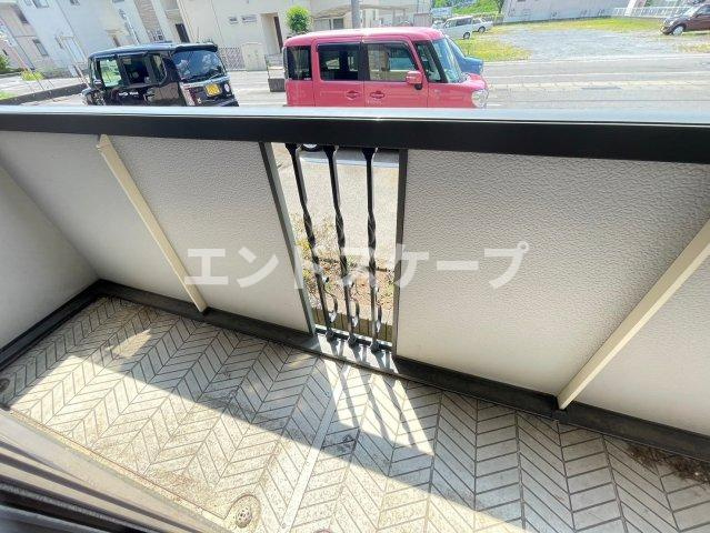 ニューポワール　Ｂのバルコニー|高崎、前橋、伊勢崎エリアのお部屋探しはエンドスケープまで！お客様の理想お聞かせ下さい♪