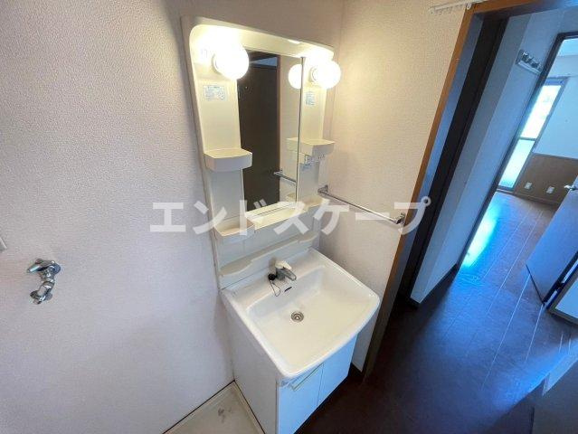 ニューポワール　Ｂの洗面所|高崎、前橋、伊勢崎エリアのお部屋探しはエンドスケープまで！お客様の理想お聞かせ下さい♪