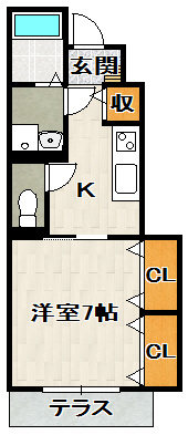 Clair Blancの間取り