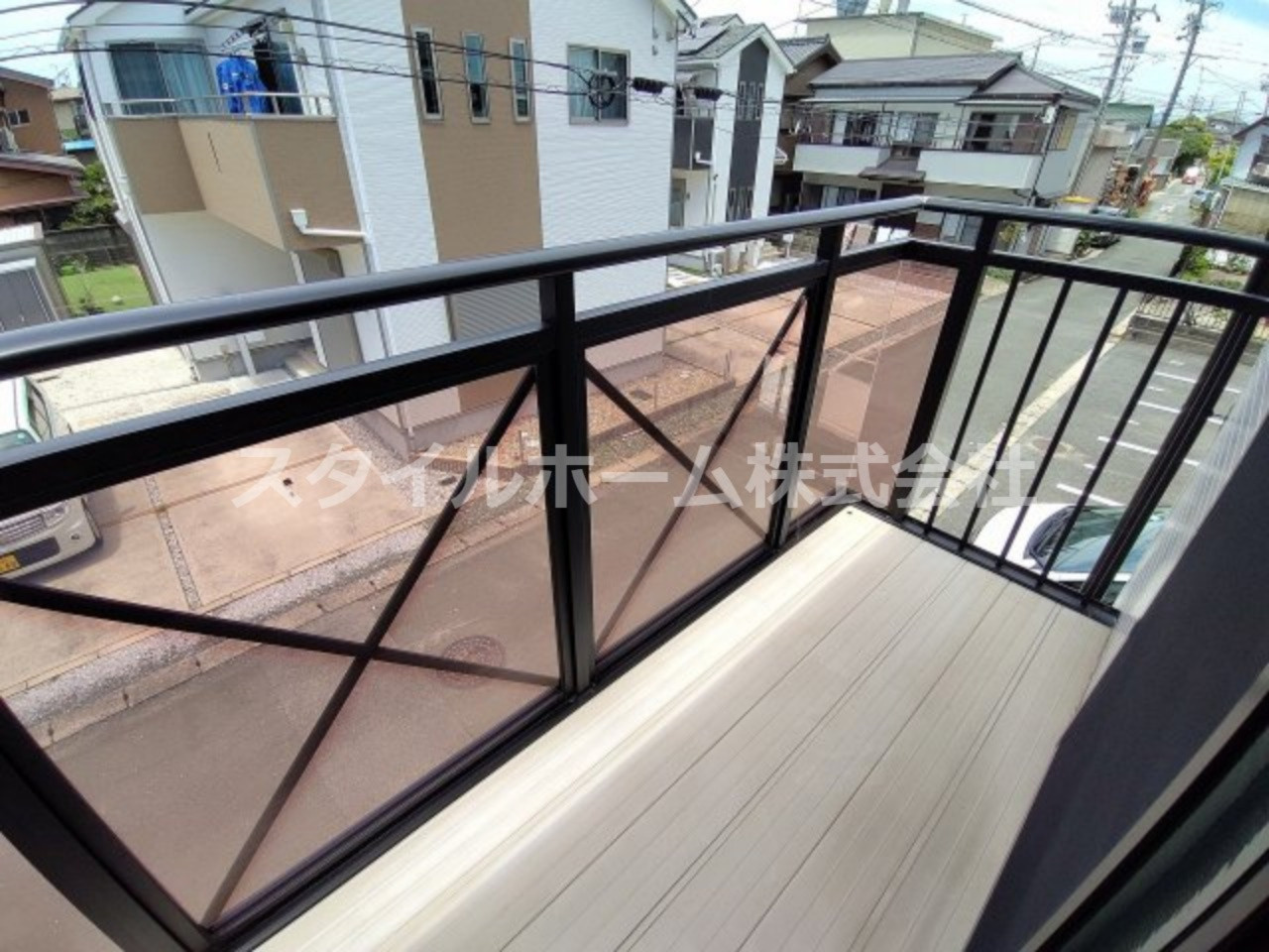 ハートブランシェ　Aのバルコニー|別部屋写真です。