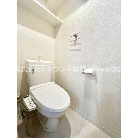 【トイレ】 | パークレジデンス上飯田駅前 | 落ち着いた色調のトイレです