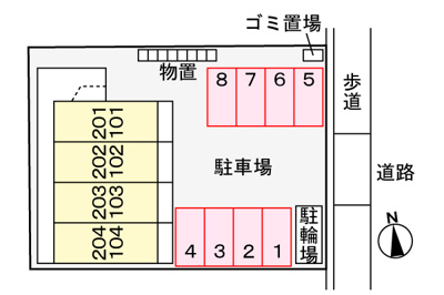 【区画図】 | アメニティー﨔
