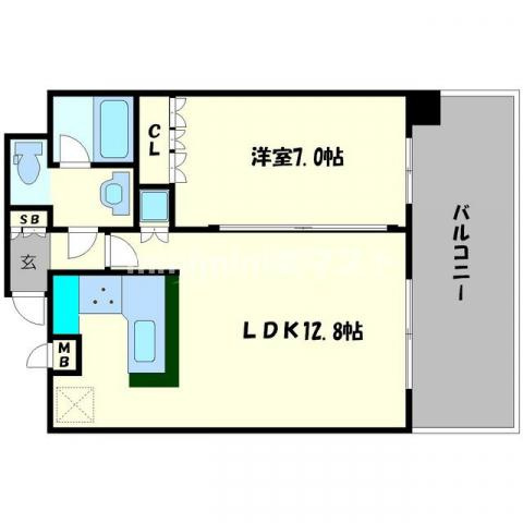 リーガル岡崎橋の間取り