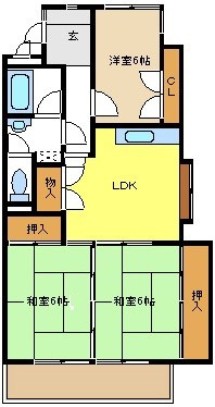 牧の原パークマンションの間取り