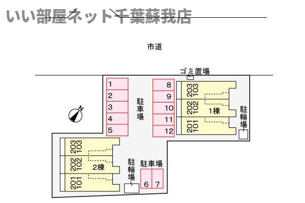 ジュピテールの区画図