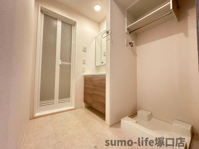 D-room南塚口の洗面所
