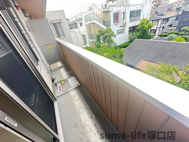 D-room南塚口のバルコニー