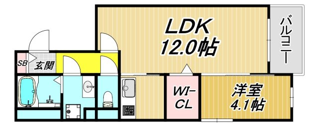 カーサフォレスタ塚口の間取り