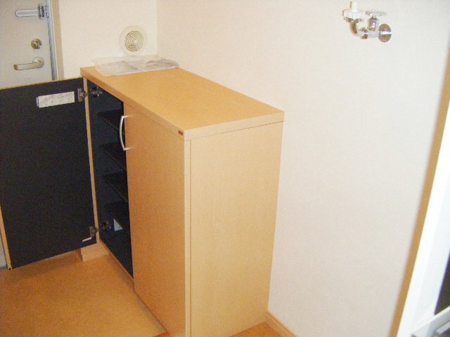 ポラリス市川の玄関|室内洗濯機置き場あり！