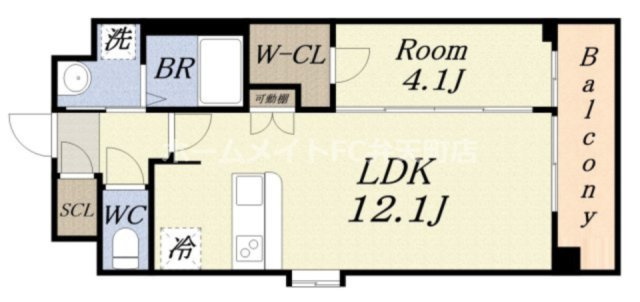【間取り】 | スプランディッド弁天町