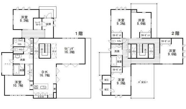 山武郡九十九里町粟生　中古戸建の間取り|図面と現況に相違がある場合、現況を優先致します。