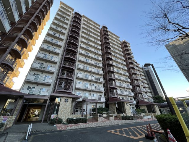 清新南ハイツ1-18号棟の外観|外観です