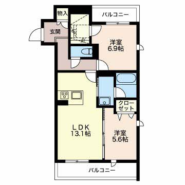 【間取り】 | コスモメゾン