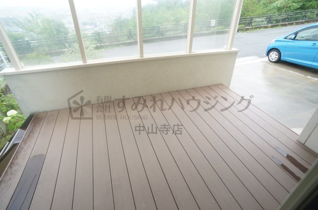 中筋山手７丁目戸建のバルコニー