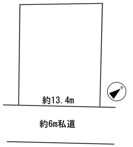 ６３４０６　本巣市木知原土地の区画図