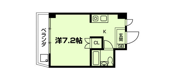 プラッツM1号館2号館の間取り|代表的な間取りです。