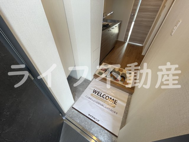 M'Sマンション長栄寺の玄関