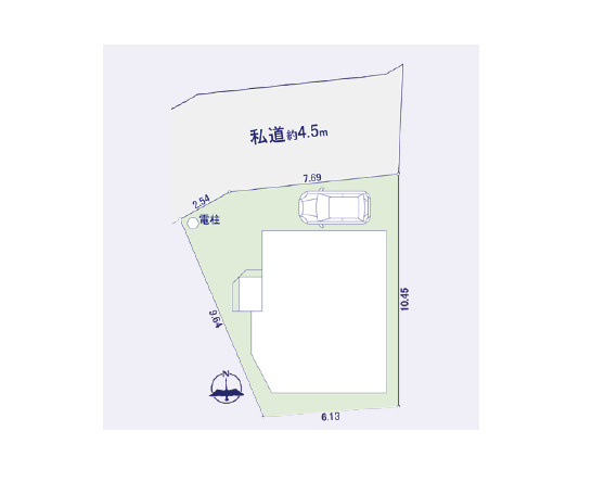【区画図】 | 練馬区土支田２丁目　新築戸建 | 豊渓小至近の新築戸建、限定１棟♪♪吹抜けのある解放的なLDKは20.8帖と広々！固定階段式のロフト他、収納豊富な３LDK！