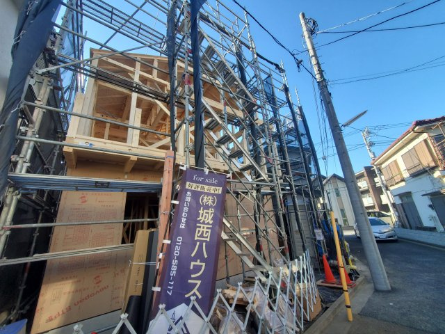 【外観】 | 練馬区土支田２丁目　新築戸建 | 豊渓小至近の新築戸建、限定１棟♪♪吹抜けのある解放的なLDKは20.8帖と広々！固定階段式のロフト他、収納豊富な３LDK！