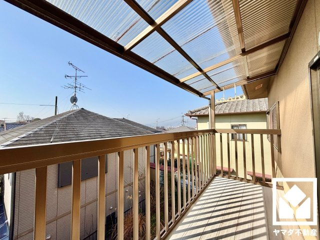 宇治市広野町寺山のバルコニー