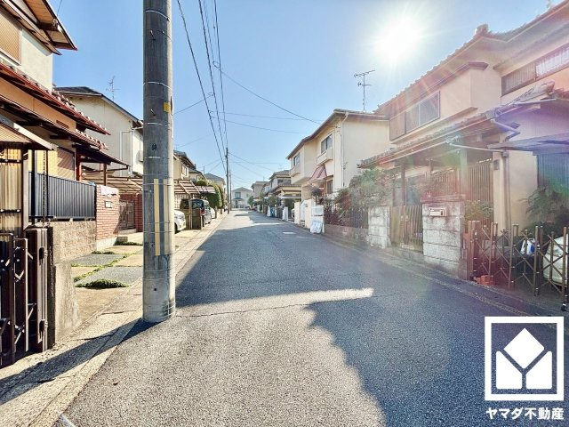 宇治市広野町寺山の前面道路含む現地写真