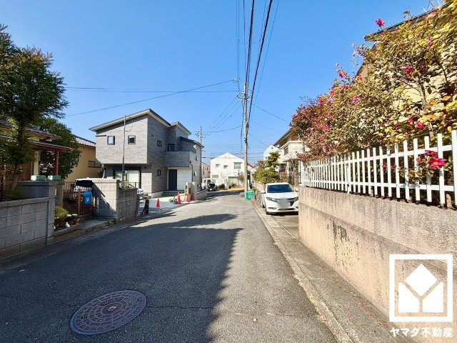 宇治市広野町寺山の前面道路含む現地写真