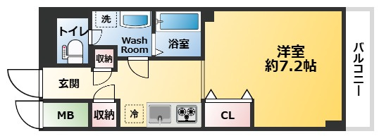 【間取り】 | ファーストフィオーレ九条Ⅲ