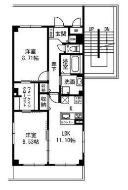 アムール二の宮の間取り
